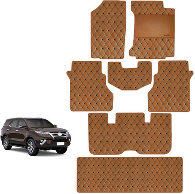 elegant Leatherite Standard Mat For  Toyota New Fortuner(Brown)