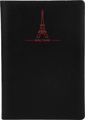 comma Laser - A5 Size - Hard Bound Notebook with Laser Etched Sketch A5 Notebook Single Ruled 224 Pages(Red)