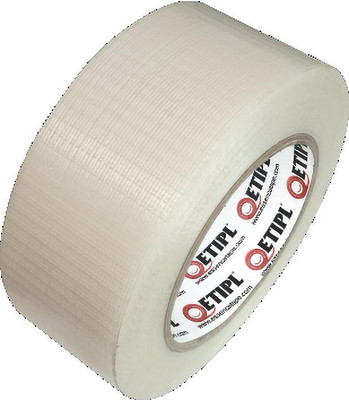 etipl Single Sided FILAMENT TAPE TAPE (Manual)(White)