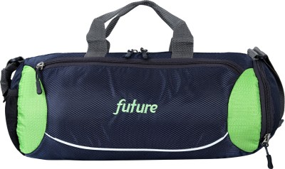 Future Unisex Polyester Waterproof 22 litres Green Gym Duffle Bag Duffel Without Wheels