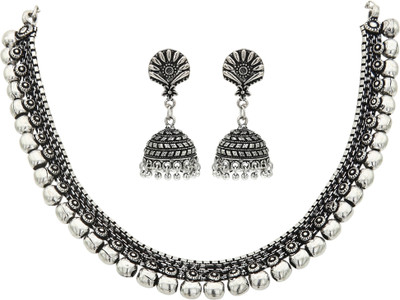 Sasitrends Metal Gold Jewellery Set(Pack of 1)