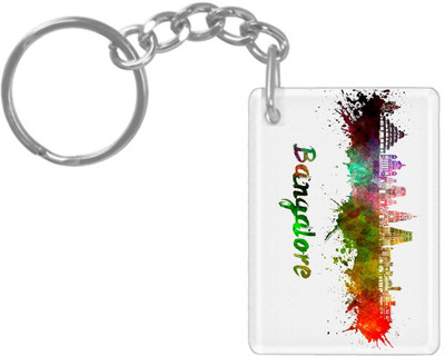 hamsa print world K531 Key Chain