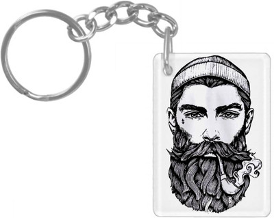 hamsa print world K776 Key Chain