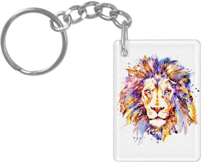 hamsa print world K440 Key Chain