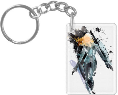 hamsa print world K554 Key Chain