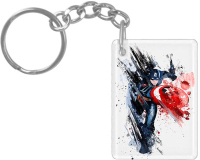 hamsa print world K552 Key Chain