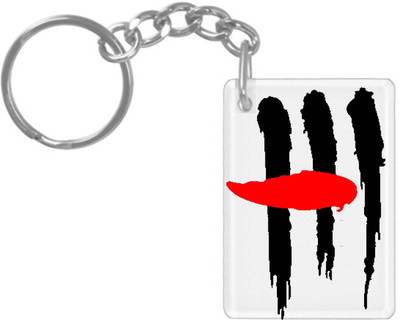 hamsa print world K41 Key Chain