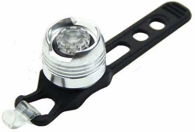 Nema 3-LED Head Front Rear Tail Warning Light - Silver LED Rear Break Light(Black, Silver)