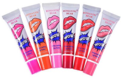 tattoo WOW! tear lip gloss(89 ml, cherry red, sexy red, sweet orange, wateremelon, rose pink, lovelypeach)