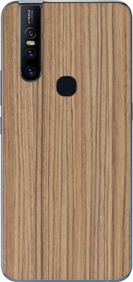 Vcare GadGets Vivo V15 Mobile Skin(Wooden)