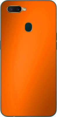 Vcare GadGets OPPO A7 Mobile Skin(Orange)
