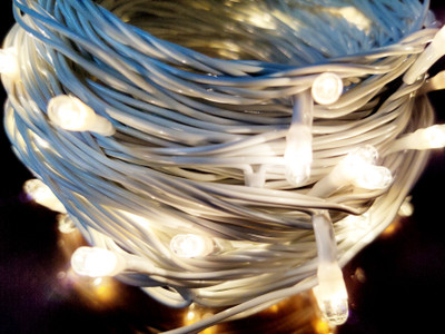 Ascension 17 LEDs 4 m White Steady String Rice Lights(Pack of 5)