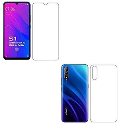 RUNEECH Front and Back Screen Guard for VIVO S1(Pack of 2)