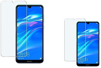 ISAAK Tempered Glass Guard for Huawei Y7 2019(Pack of 2)