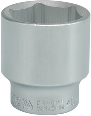 YATO YT-1322 3/4 inch Drive Socket with Chrome finish with 46mm size application in industry, car service stations and workshops for High Loads Socket Set(Pack of 1)