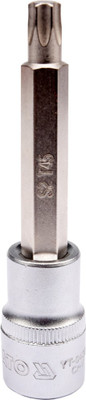 YATO YT-04325 1/2 inch Drive Torx Socket Bit Tool for Car or Mechanical Workshop with Chrome-plated Cap and Size T45 Socket Set(Pack of 1)