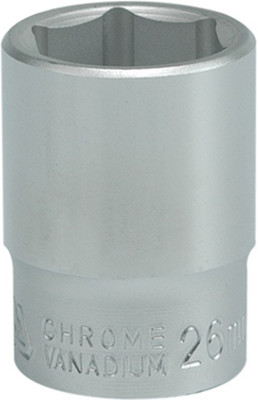 YATO YT-1307 3/4 inch Drive Socket with Chrome finish with 26mm size application in industry, car service stations and workshops for High Loads Socket Set(Pack of 1)
