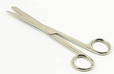 Forgesy Dressing Scissors/operating scissors, Straight surgical scissors Strong Cut Scissors(Blunt/Sharp Blades)