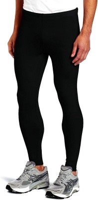 Just Rider Solid Men Black Tights