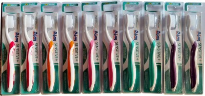 Ajay Sensitive+ Ultra Soft Toothbrush(Pack of 10)