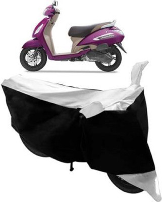 High Quality Waterproof Two Wheeler Cover for TVS(Jupiter, White, Black)