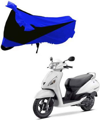 High Quality Waterproof Two Wheeler Cover for TVS(Jupiter, Black, Blue)