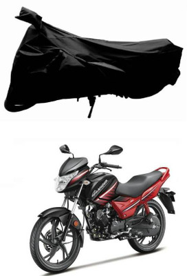 COVERPLANET Two Wheeler Cover for Hero(Glamour FI, Black)