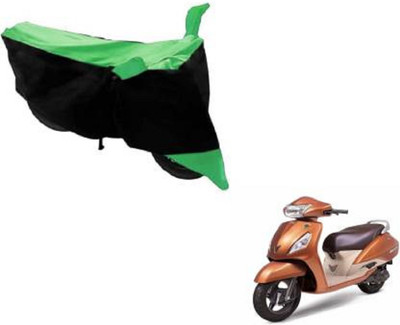 High Quality Waterproof Two Wheeler Cover for TVS(Jupiter, Green, Black)