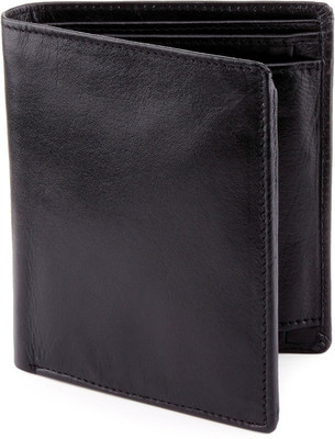 53% OFF on Billfold Men Casual, Formal, Travel, Evening/Party Black Genuine Leather Wallet(14 Card Slots)