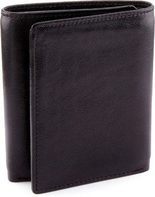 58% OFF on Billfold Men Casual, Formal, Travel, Evening/Party Black Genuine Leather Wallet(10 Card Slots)