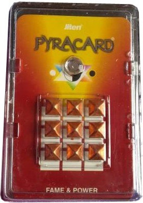 JITEN Pyra Card- Fame and Power Plastic Yantra(Pack of 1)