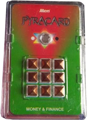 JITEN Pyra Card- Money and Finance Plastic Yantra(Pack of 1)