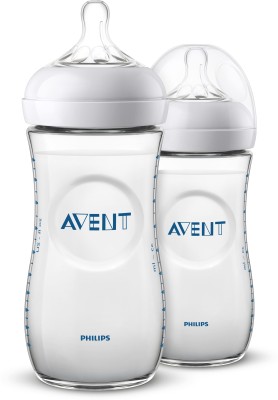 Philips Avent NATURAL 2.0 BOTTLE 330ml Pack of 2 - 660 ml(clear, white)