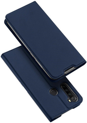 Vodex Flip Cover for Mi Note 8 II Redmi Note 8 (6.3-inch)(Blue, Dual Protection)