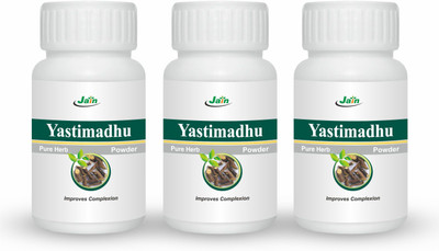 Jain Pure Mulethi / Yastimadhu Powder 100g (Pack of 3)(300 g)