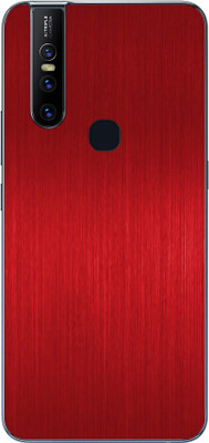 Vcare GadGets Vivo V15 Mobile Skin(Red)