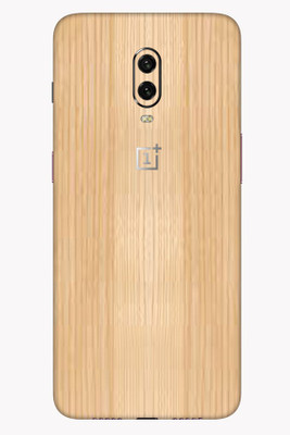 Vcare GadGets OnePlus 6T Mobile Skin(Wooden)