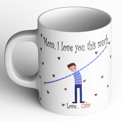 Abaronee Caha I love you mom m021 Ceramic Coffee Mug(350 ml)