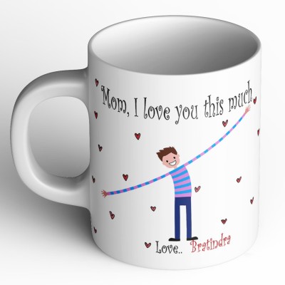 Abaronee Bratindra I love you mom m021 Ceramic Coffee Mug(350 ml)