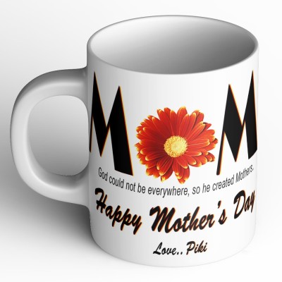 Abaronee Piki Happy mothers day quote m016 Ceramic Coffee Mug(350 ml)