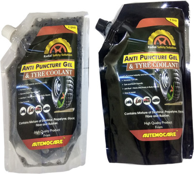 AUTEMOCARE Anti Puncture Gel Pichku02 Tubeless Tyre Puncture Repair Kit