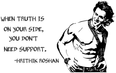 Littlebuds 75 cm Hrithik Roshan Removable Sticker(Pack of 1)