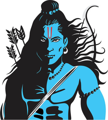 Wallzone 50 cm Om Namashivaya Removable Sticker(Pack of 1)