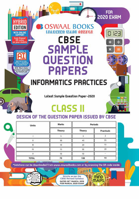 Oswaal CBSE Sample Question Paper Class 11 Informatics Practices Book (For March 2020 Exam)(English, Paperback, Oswaal Editorial Board)