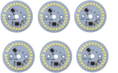 ERHIndia 12 W Basic Round B22 LED Bulb(White, Pack of 6)