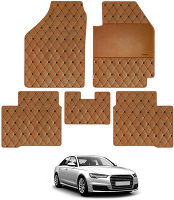 elegant Leatherite Standard Mat For  Audi A6(Brown)