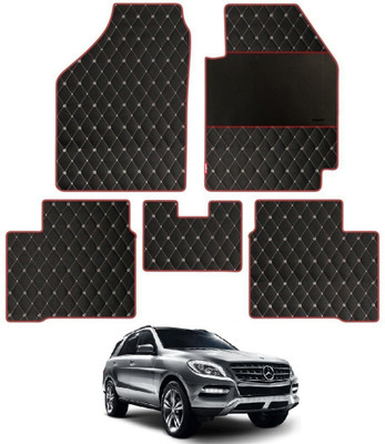 elegant Leatherite Standard Mat For  Mercedes Benz ML350(Black, Red)