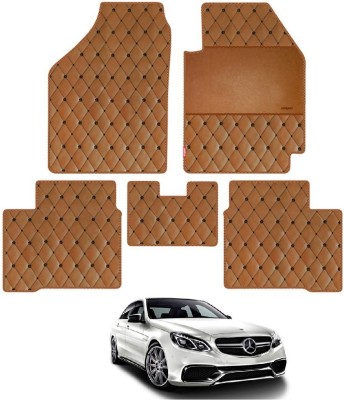 elegant Leatherite Standard Mat For  Mercedes Benz E250(Brown)