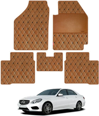 elegant Leatherite Standard Mat For  Mercedes Benz E200(Brown)