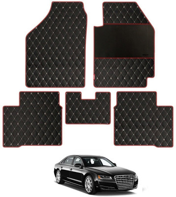 elegant Leatherite Standard Mat For  Audi A8(Black, Red)